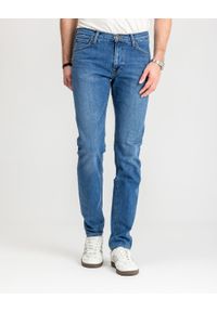 Męskie Spodnie Jeanoswe Lee Daren Zip Fly Dark Freeport L707PXGQ 112140688, W38 L34. Okazja: na co dzień. Długość: długie. Styl: casual, klasyczny, sportowy, wizytowy #1