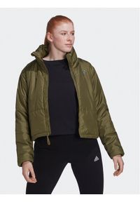Adidas - adidas Kurtka przejściowa BSC Insulated Jacket HG8755 Zielony Loose Fit. Kolor: zielony. Materiał: syntetyk #1
