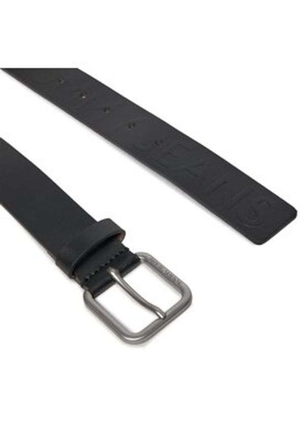 Tommy Jeans Pasek Męski Tjm Finley 3.5 AM0AM12044 Czarny. Kolor: czarny. Materiał: skóra