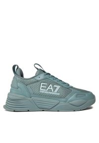 EA7 Emporio Armani Sneakersy X8X152 XK378 T664 Turkusowy. Kolor: turkusowy. Materiał: materiał #1