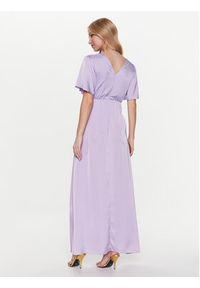 Rinascimento Sukienka koktajlowa CFC0112815003 Fioletowy Regular Fit. Kolor: fioletowy. Materiał: syntetyk. Styl: wizytowy #2