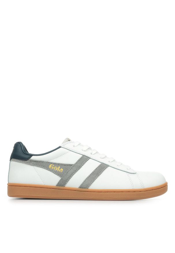 Buty do chodzenia męskie Gola Equipe Ii Leder. Kolor: biały. Materiał: skóra. Szerokość cholewki: normalna. Sport: turystyka piesza