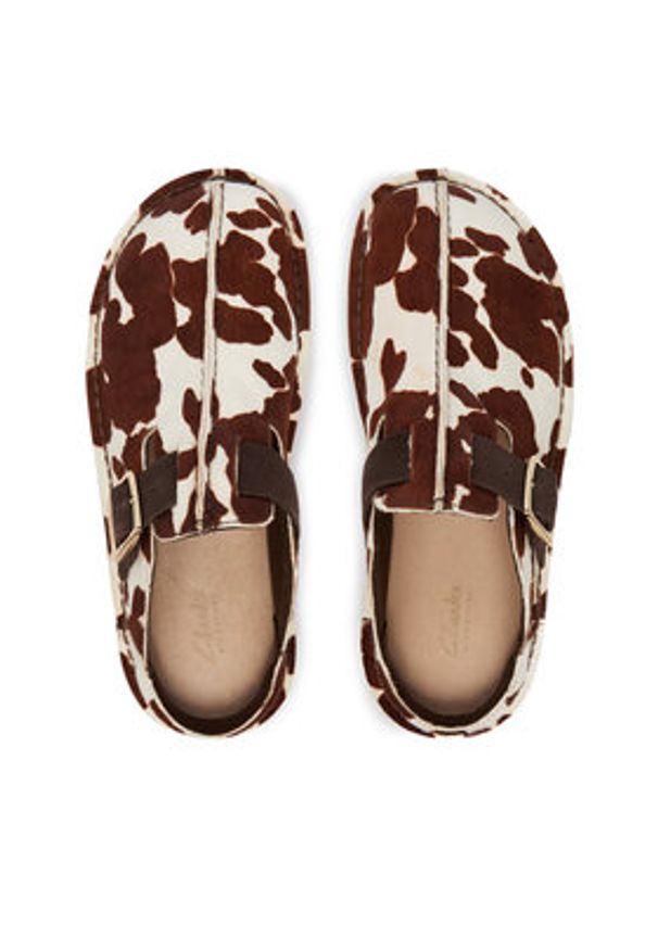 Clarks Klapki Solsbury Mule. 26186592 Brązowy. Kolor: brązowy. Materiał: skóra