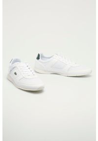 Lacoste Buty kolor biały. Nosek buta: okrągły. Zapięcie: sznurówki. Kolor: biały. Materiał: guma #3