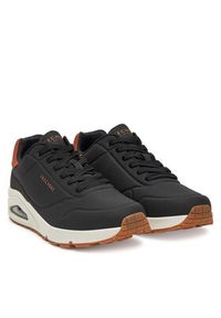 skechers - Skechers Sneakersy Uno - Suited On Air 183004/BLK Czarny. Kolor: czarny. Materiał: skóra #3