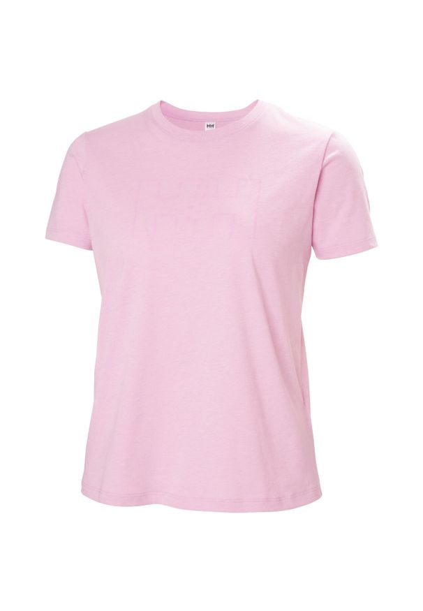 T-shirt damski Helly Hansen Tech Logo. Kolor: różowy. Sport: turystyka piesza