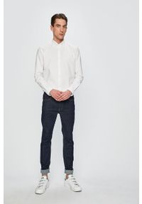 Premium by Jack&Jones - Koszula. Typ kołnierza: button down. Kolor: biały. Materiał: tkanina #2