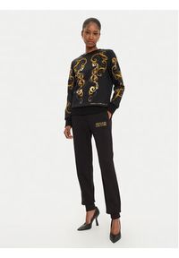 Versace Jeans Couture Bluza 77HAI3P9 Czarny Regular Fit. Typ kołnierza: kołnierzyk włoski. Kolor: czarny. Materiał: bawełna #3