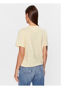 Tommy Jeans T-Shirt Serif Linear DW0DW15049 Żółty Relaxed Fit. Kolor: żółty. Materiał: bawełna #5