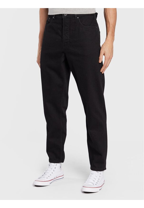 !SOLID - Solid Jeansy 21107174 Czarny Relaxed Fit. Kolor: czarny