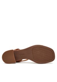 Clarks Sandały Jaylan Ray 26181661 Brązowy. Kolor: brązowy. Materiał: skóra