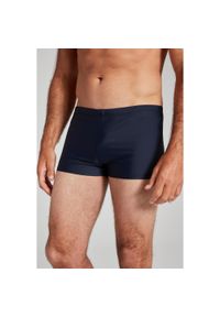 JAY-PI - Męskie Kąpielówki moda plażowa elastyczny pas sznurek. Kolekcja: plus size. Kolor: niebieski. Materiał: elastan, poliamid, materiał
