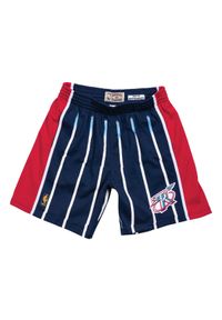 Mitchell & Ness - Krótki Houston Rockets nba. Kolor: czerwony, niebieski, wielokolorowy. Długość: krótkie. Sport: koszykówka #1