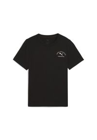 Puma - Młodzieżowa koszulka PUMA Class z grafiką PUMA. Kolor: czarny. Sport: joga i pilates #1