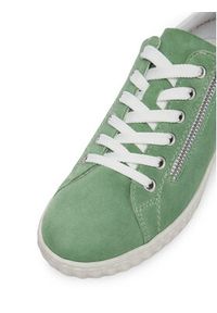 Rieker Sneakersy N0900-52 Zielony. Kolor: zielony. Materiał: zamsz, skóra #4