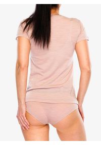 SENSOR - Koszulka merino damska Sensor Merino Air Hills SS Tee. Kolor: różowy