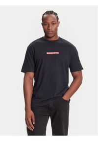 Quiksilver T-Shirt Dna Clicker Tee EQYZT08207 Czarny Comfort Fit. Kolor: czarny. Materiał: bawełna