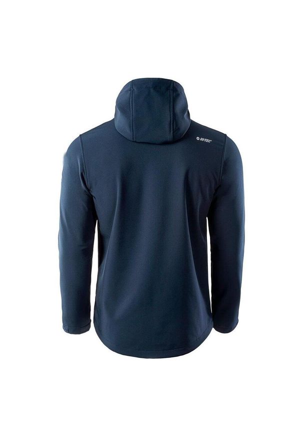 Hi-tec - Kurtka Softshell Męska Caen. Kolor: niebieski. Materiał: softshell
