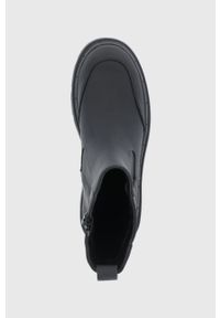 Answear Lab Kalosze damskie kolor czarny. Nosek buta: okrągły. Kolor: czarny. Materiał: materiał, guma. Wzór: gładki. Styl: wakacyjny #4