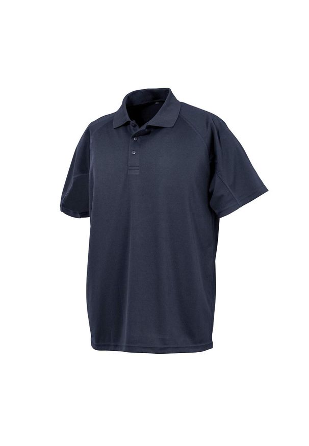 SPIRO - Koszulka Polo Dla Dorosłych Unisex Performance AirCool. Typ kołnierza: polo. Kolor: niebieski