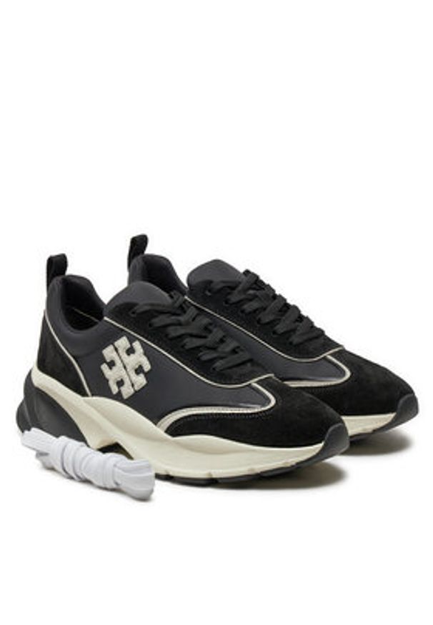 Tory Burch Sneakersy 161550 Czarny. Kolor: czarny. Materiał: skóra