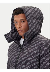 Karl Lagerfeld Jeans Kurtka zimowa A4M15062 Czarny Regular Fit. Kolor: czarny. Materiał: syntetyk. Sezon: zima #6