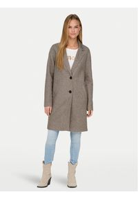 only - ONLY Płaszcz przejściowy Sedona 15321862 Szary Regular Fit. Kolor: szary. Materiał: syntetyk