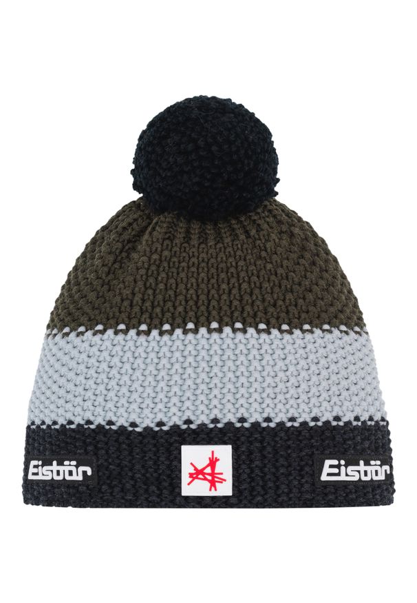 Czapka dziecięca Eisbar Star Pompon MÜ SA. Kolor: brązowy. Materiał: wełna. Styl: sportowy