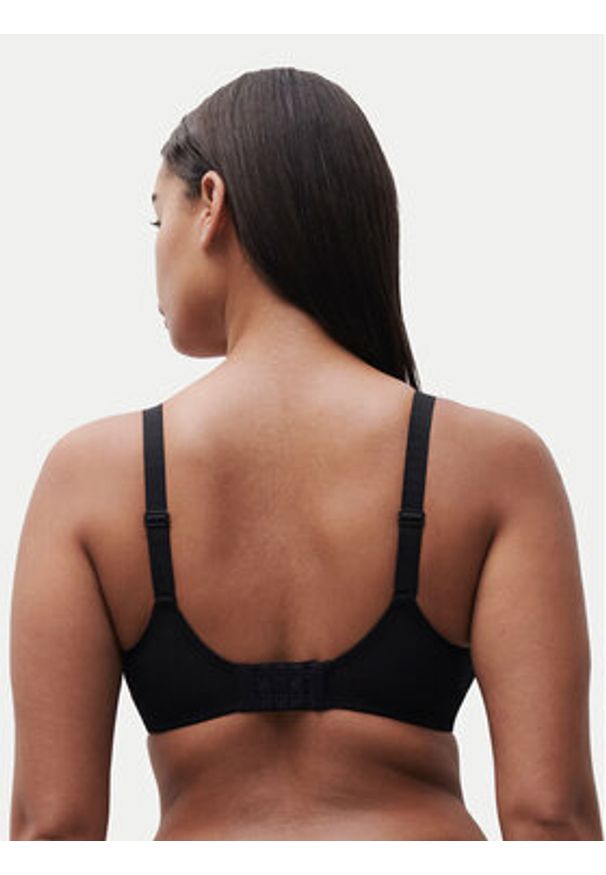 Chantelle Biustonosz z fiszbiną Legend C15YMU Czarny. Kolor: czarny. Materiał: syntetyk