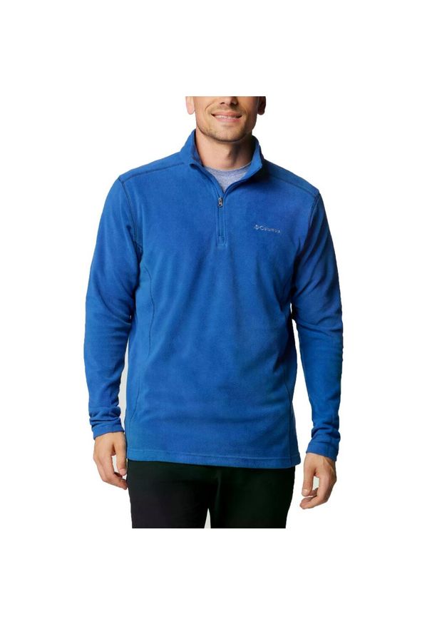 columbia - Bluza polarowa COLUMBIA KLAMATH RANGE II HALF ZIP Niebieski. Kolor: niebieski. Materiał: polar. Styl: sportowy. Sport: turystyka piesza