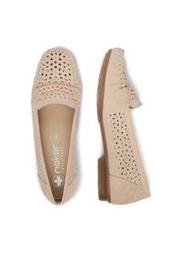 Rieker Mokasyny CEO-40068-61 Beżowy. Kolor: beżowy. Materiał: skóra, nubuk #6