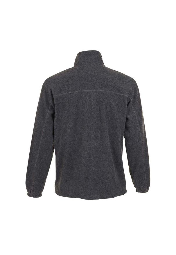 SOL'S - Męski Polar North Bluza Polarowa Outdoor. Kolor: szary. Materiał: polar. Sezon: zima. Styl: sportowy