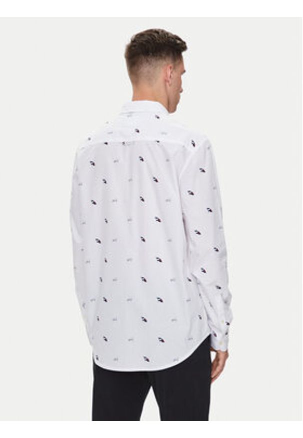Tommy Jeans Koszula Critter DM0DM19521 Biały Regular Fit. Kolor: biały. Materiał: bawełna