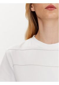Fabiana Filippi T-Shirt JED273B561 Biały Regular Fit. Kolor: biały. Materiał: bawełna