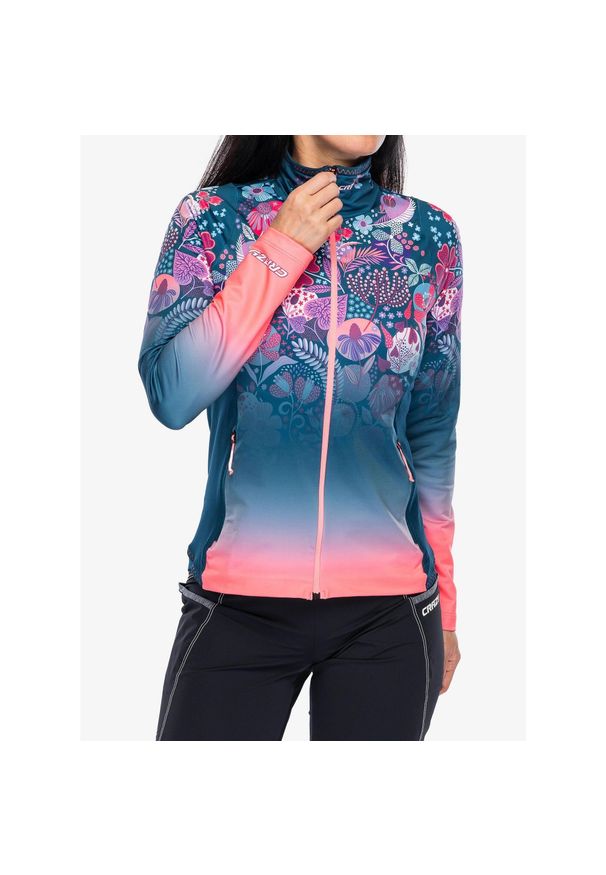 CRAZY - Bluza rozpinana damska Crazy Pull Wonder Magic Light. Kolor: zielony