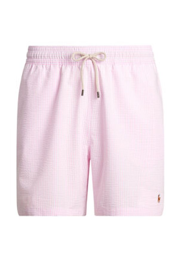 Polo Ralph Lauren Szorty kąpielowe 710957784004 Różowy Classic Fit. Kolor: różowy. Materiał: syntetyk