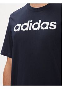 Adidas - adidas T-Shirt Essentials Single Jersey Linear Embroidered Logo T-Shirt IC9275 Niebieski Regular Fit. Kolor: niebieski. Materiał: bawełna #6