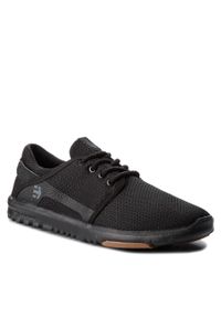 Sneakersy Etnies Scout 4101000419 Black/Black/Gum 544. Kolor: czarny. Materiał: materiał