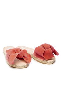 Manebi Espadryle Sandals With Bow R 3.3 J0 Pomarańczowy. Kolor: pomarańczowy. Materiał: skóra, zamsz