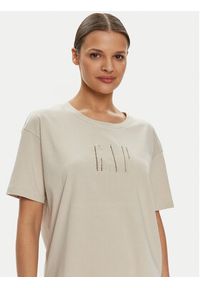 GAP - Gap T-Shirt 627139-03 Écru Loose Fit. Materiał: bawełna