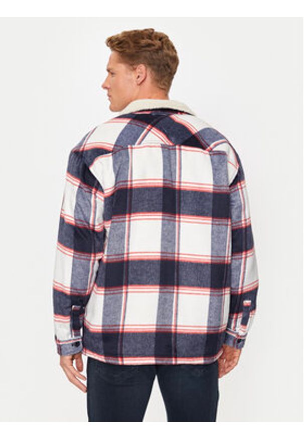 Tommy Jeans Kurtka przejściowa Sherpa DM0DM19652 Granatowy Regular Fit. Kolor: niebieski. Materiał: syntetyk