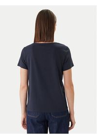 Barbour T-Shirt Brambles LTS0712NY73 Granatowy Regular Fit. Kolor: niebieski. Materiał: bawełna #3