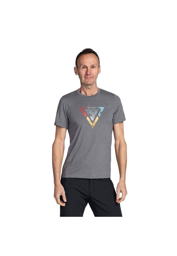 Koszulka Kilpi Lismain. Kolor: szary. Sport: turystyka piesza