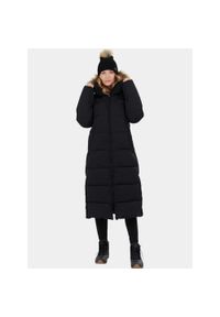 FUNDANGO - Płaszcz Zimowy Damski Fundango Meganne. Kolor: czarny. Materiał: puch. Sezon: zima. Sport: turystyka piesza #1