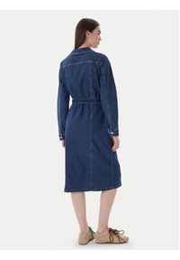 Vero Moda Sukienka jeansowa Telly 10338086 Niebieski Regular Fit. Kolor: niebieski. Materiał: bawełna #8