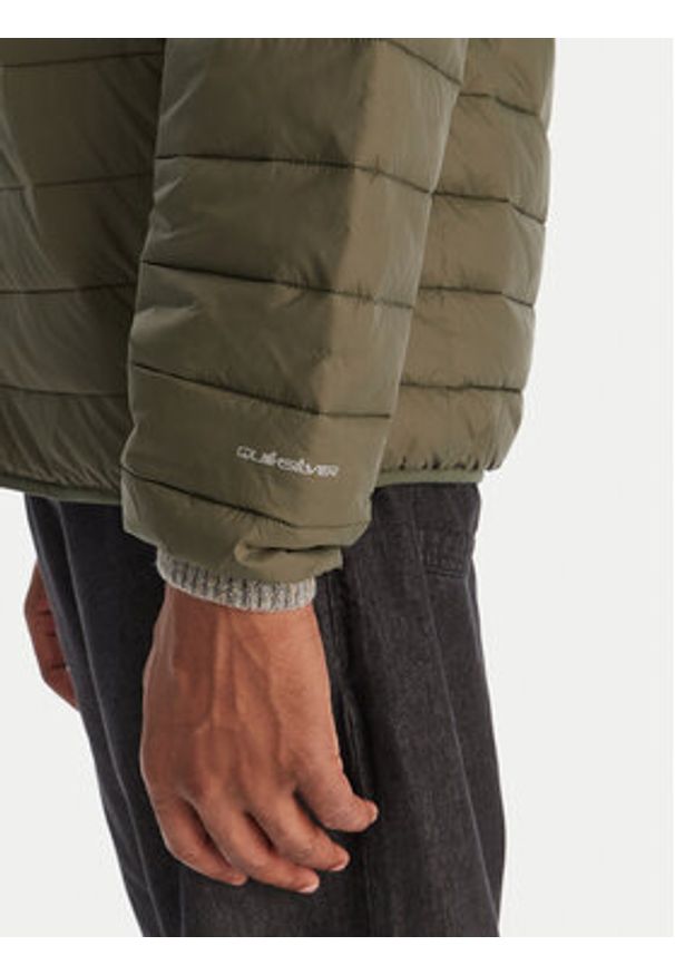 Quiksilver Kurtka przejściowa Scaly FZ EQYJK04190 Zielony Regular Fit. Kolor: zielony. Materiał: syntetyk