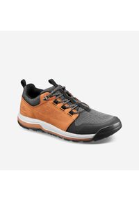 quechua - Buty turystyczne męskie Quechua NH500. Kolor: pomarańczowy, wielokolorowy, szary, brązowy. Materiał: skóra