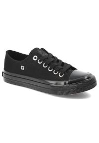 Big-Star - Czarne Trampki Big Star Sportowe Buty Unisex. Okazja: na co dzień. Kolor: czarny. Styl: sportowy #1