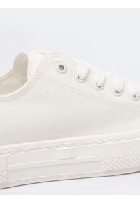 Big-Star - Trampki damskie białe NN274853 101. Okazja: na spacer. Kolor: biały. Materiał: jeans. Sezon: lato. Styl: klasyczny, retro #3