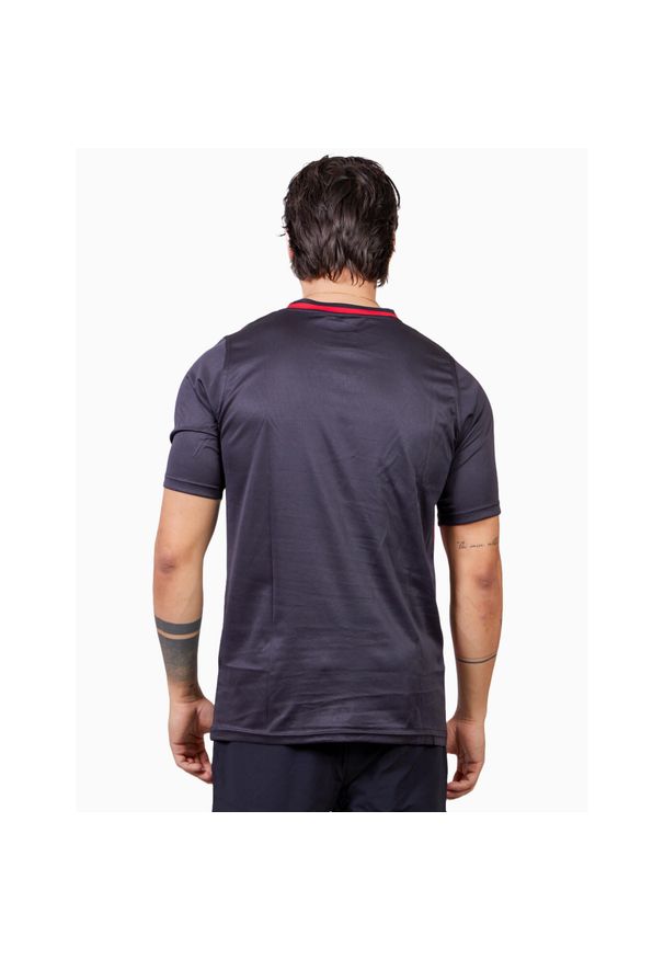 Koszulka Givova Army Interlock. Kolor: wielokolorowy, czarny, czerwony. Sport: piłka nożna